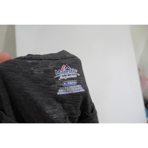 San Francisco Giants Women Gray Top Shirt Majestic Size XL - Picture 2 of 8